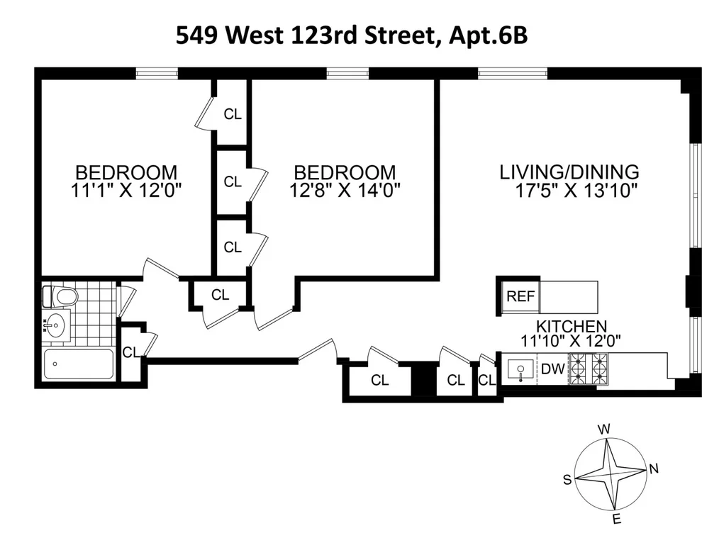 Unit for sale at 549 W 123RD Street, Manhattan, NY 10027