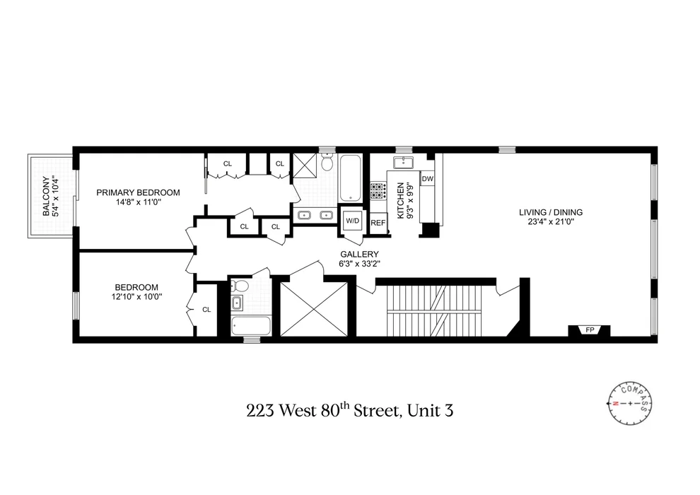 Unit for sale at 223 W 80th Street, Manhattan, NY 10024