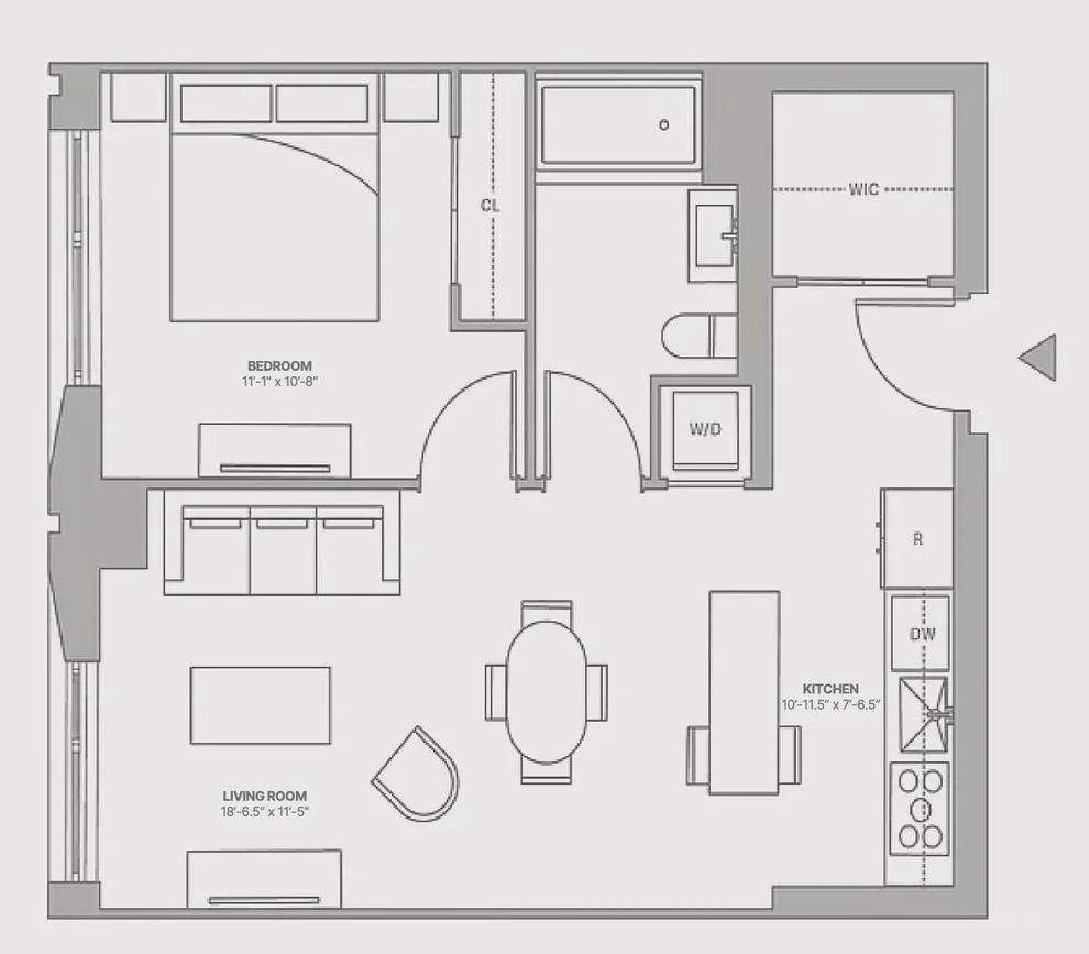 Unit for sale at 500 W 45th Street, Manhattan, NY 10036