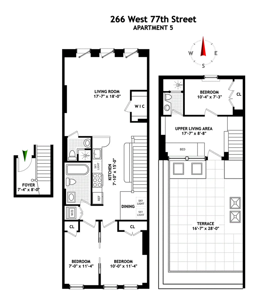 Unit for sale at 266 W 77th Street, Manhattan, NY 10024