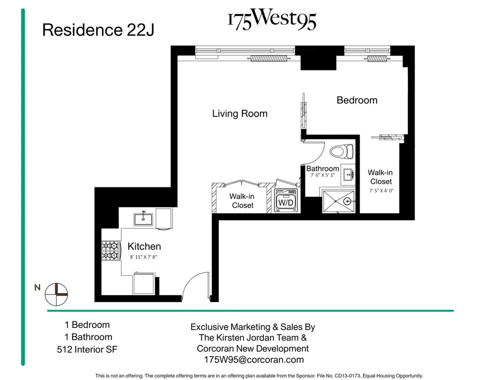 Unit for sale at 175 W 95TH Street, Manhattan, NY 10025