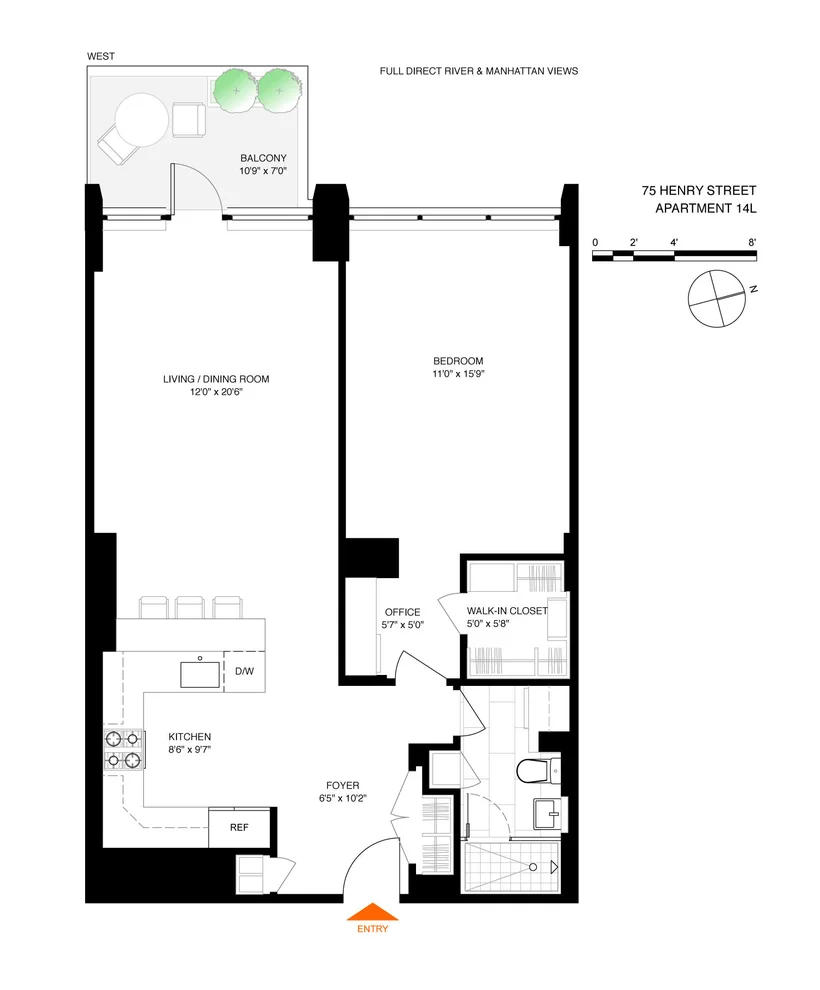 Unit for sale at 75 HENRY Street, Brooklyn, NY 11201