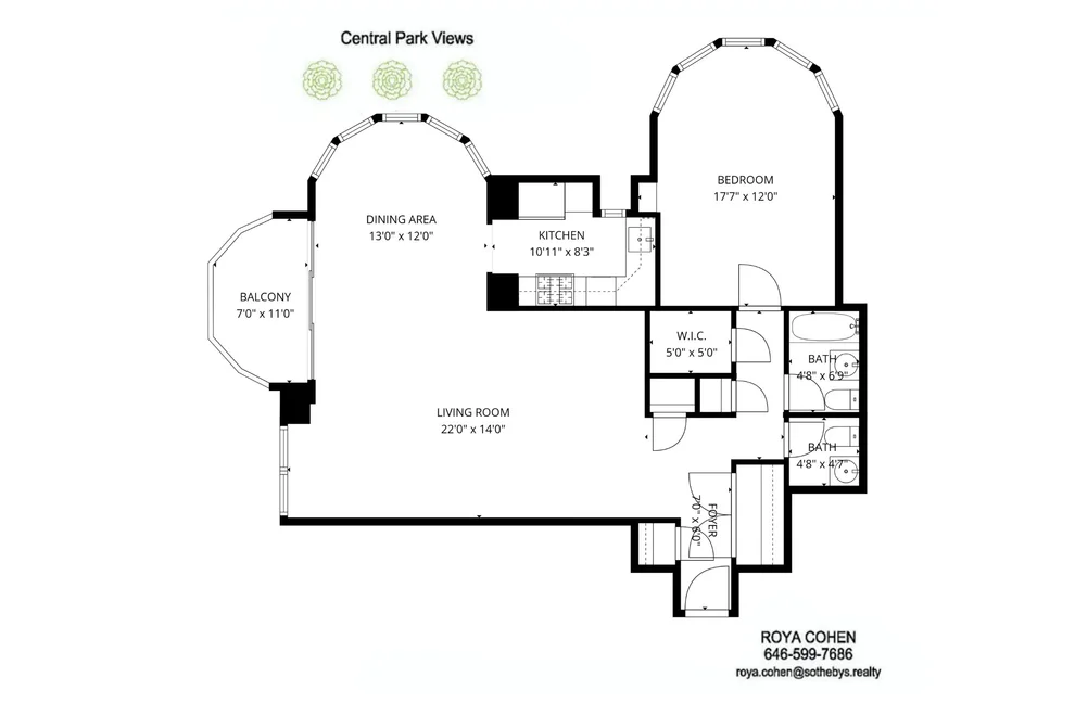 Unit for sale at 44 W 62nd Street, Manhattan, NY 10023