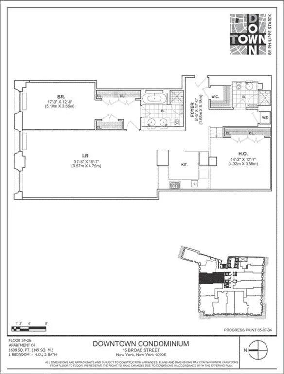 Unit for sale at 15 Broad Street, Manhattan, NY 10005