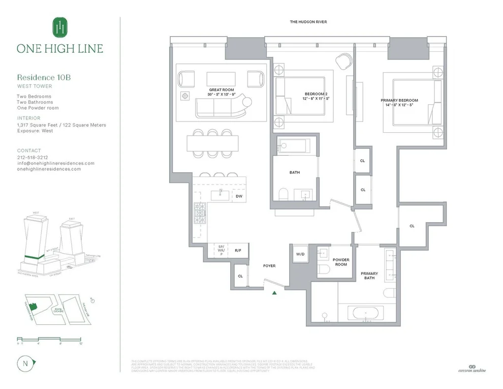 Unit for sale at 500 W 18TH Street, Manhattan, NY 10011