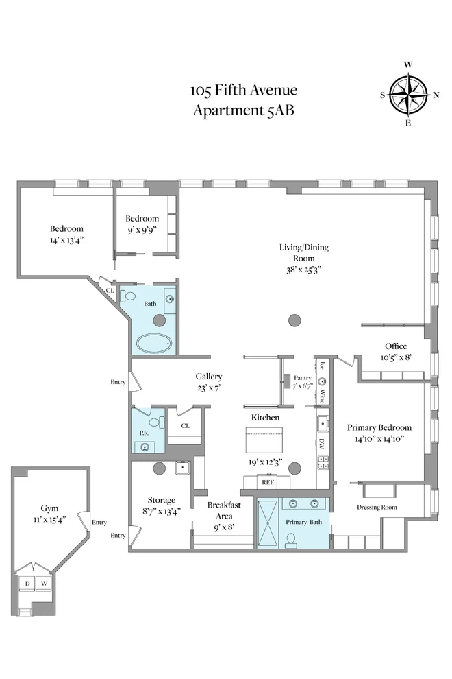 Unit for sale at 105 Fifth Avenue, Manhattan, NY 10003