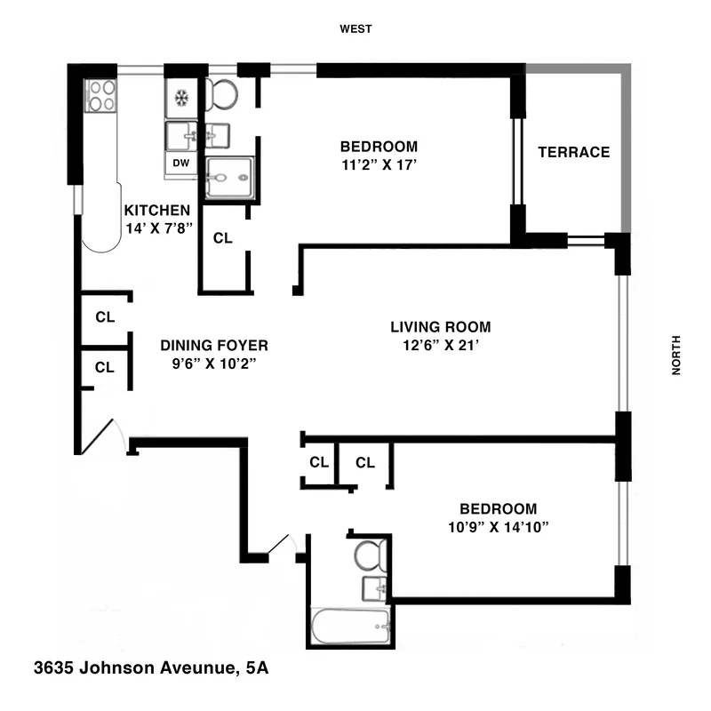 Unit for sale at 3635 JOHNSON Avenue, Bronx, NY 10463