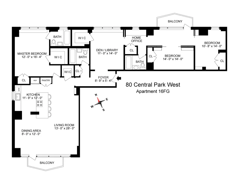 Unit for sale at 80 Central Park W, Manhattan, NY 10023