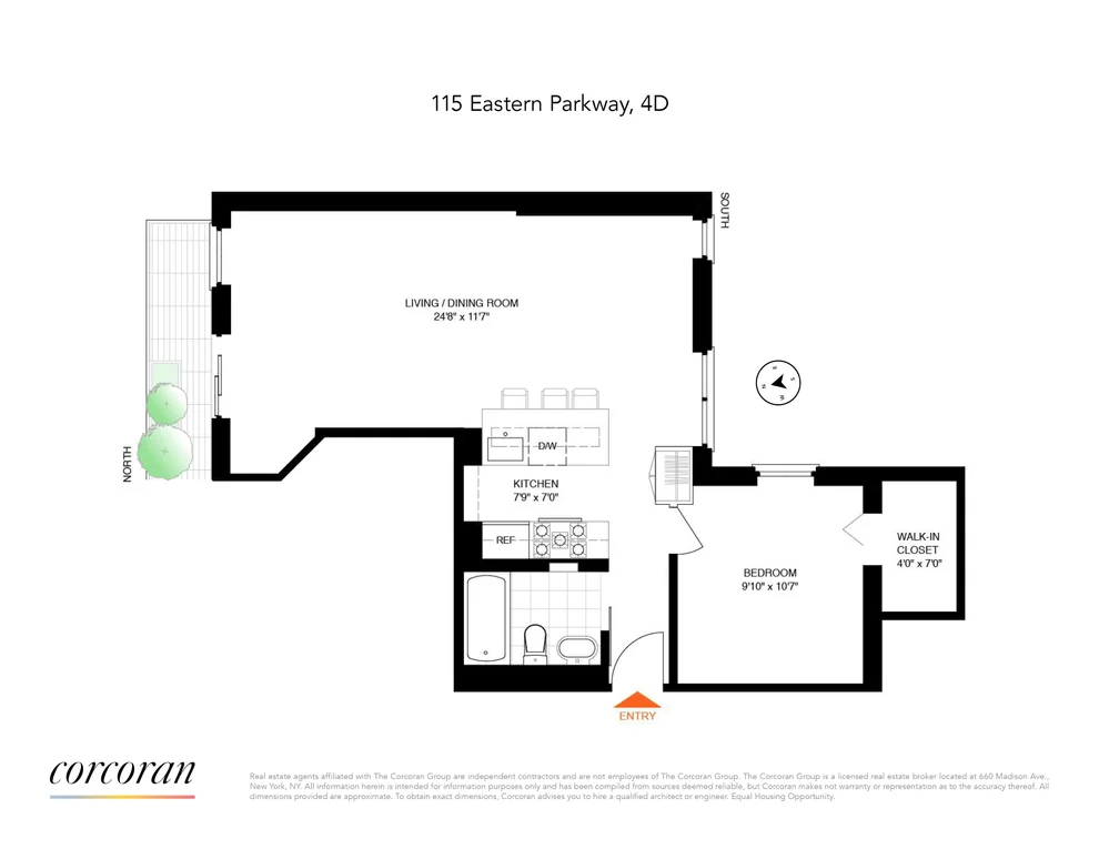 Unit for sale at 115 EASTERN Parkway, Brooklyn, NY 11238