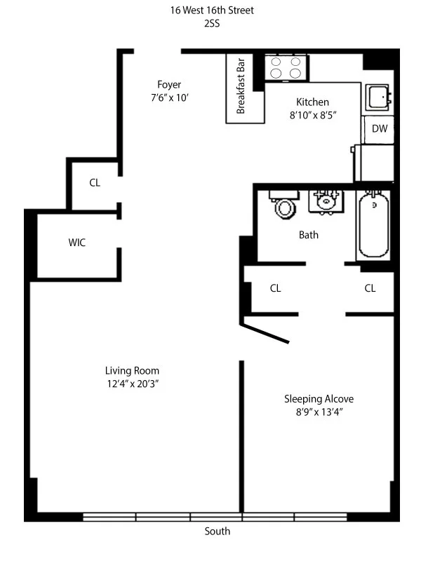 Unit for sale at 16 W 16TH Street, Manhattan, NY 10011