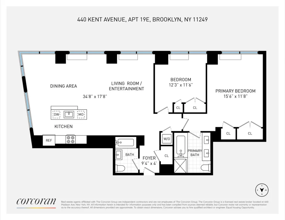 Unit for sale at 440 KENT Avenue, Brooklyn, NY 11249