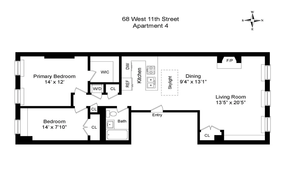 Unit for sale at 68 W 11TH Street, Manhattan, NY 10011