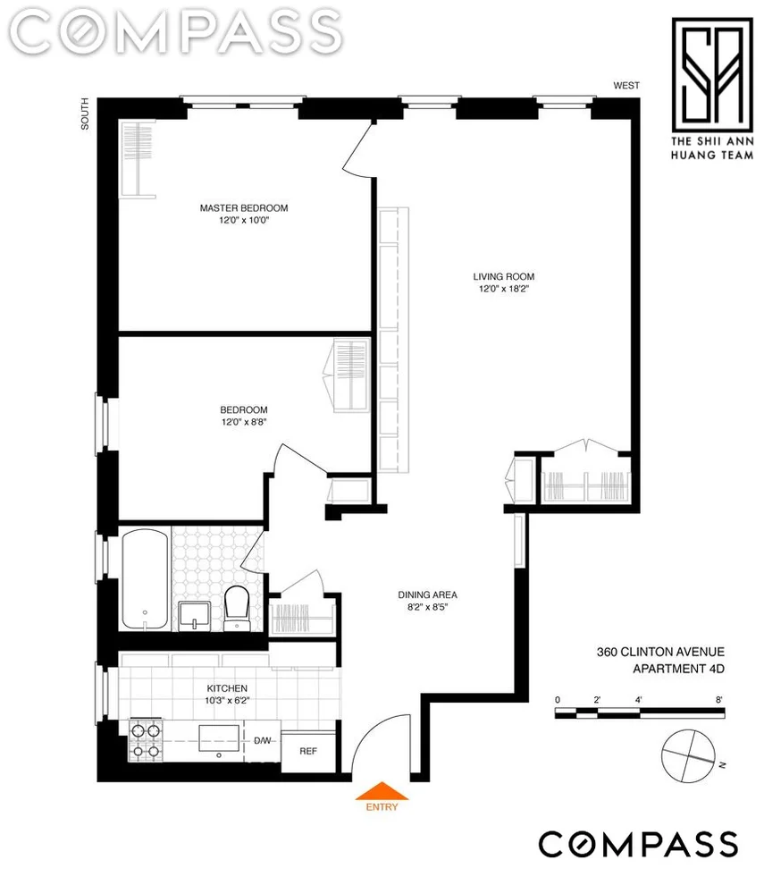 Unit for sale at 360 Clinton Avenue, Brooklyn, NY 11205