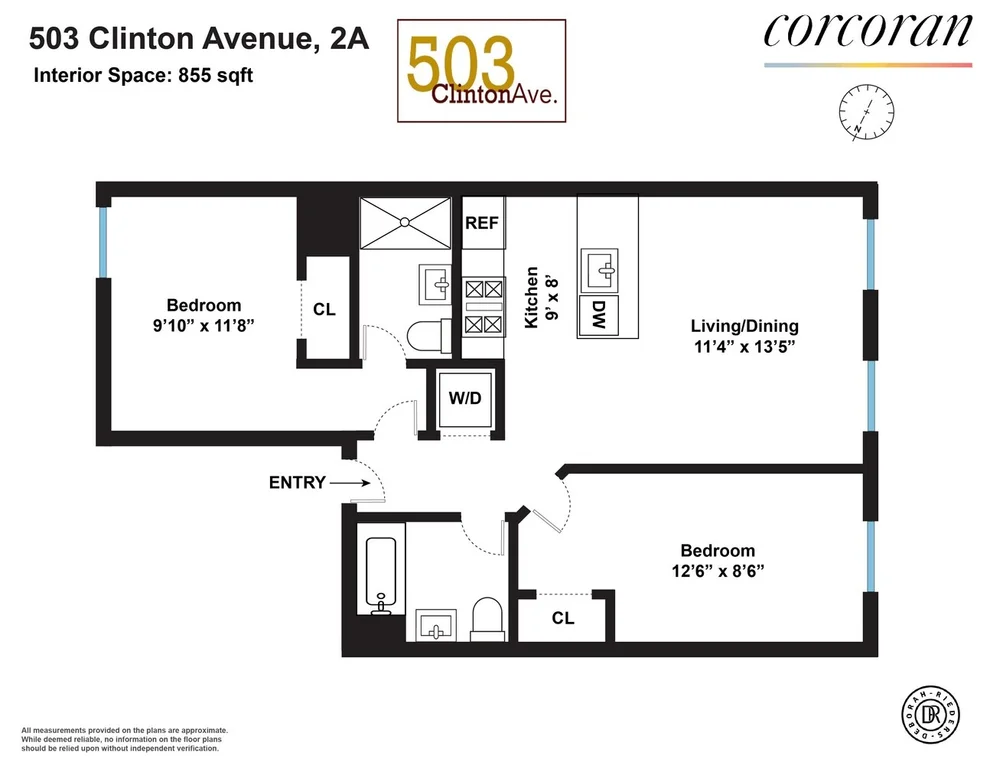 Unit for sale at 503 CLINTON Avenue, Brooklyn, NY 11238