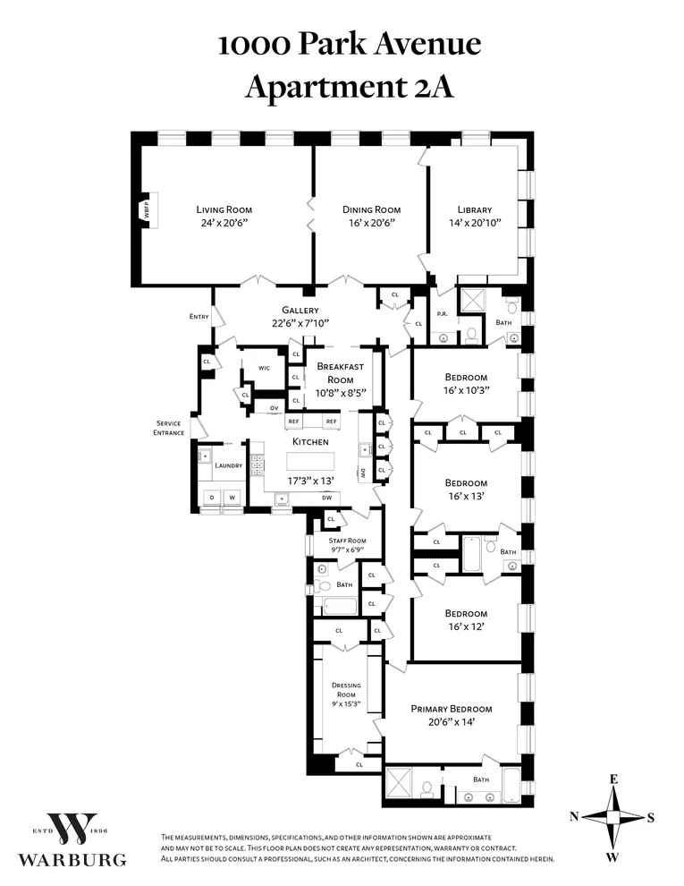 Unit for sale at 1000 PARK Avenue, Manhattan, NY 10028