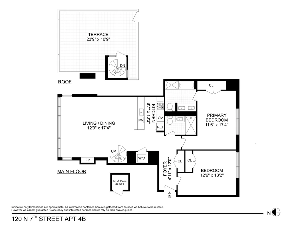 Unit for sale at 120 N 7th Street, Brooklyn, NY 11249