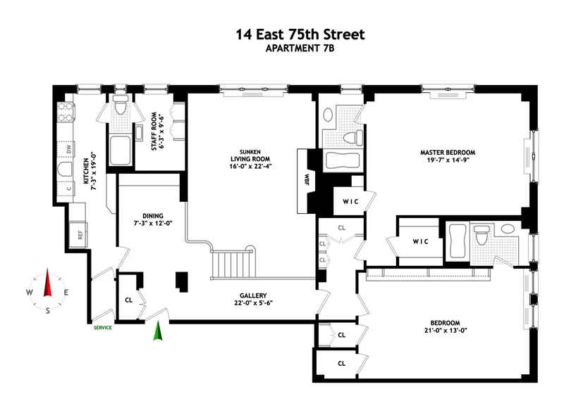 Unit for sale at 14 E 75TH Street, Manhattan, NY 10021