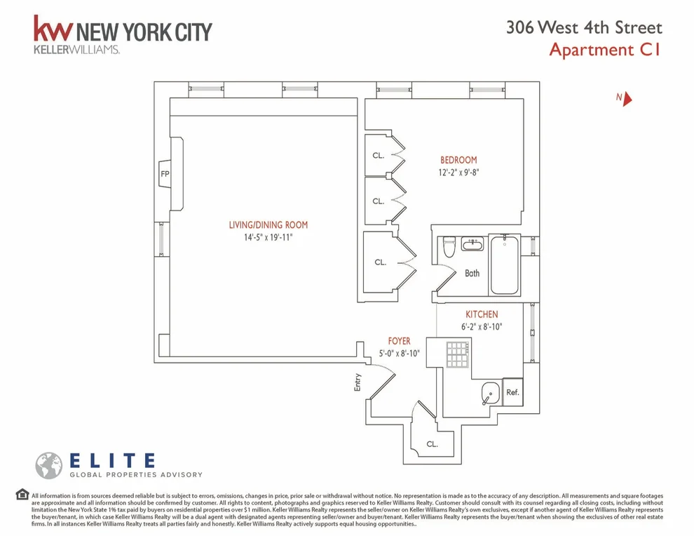 Unit for sale at 306 W 4th Street, Manhattan, NY 10014