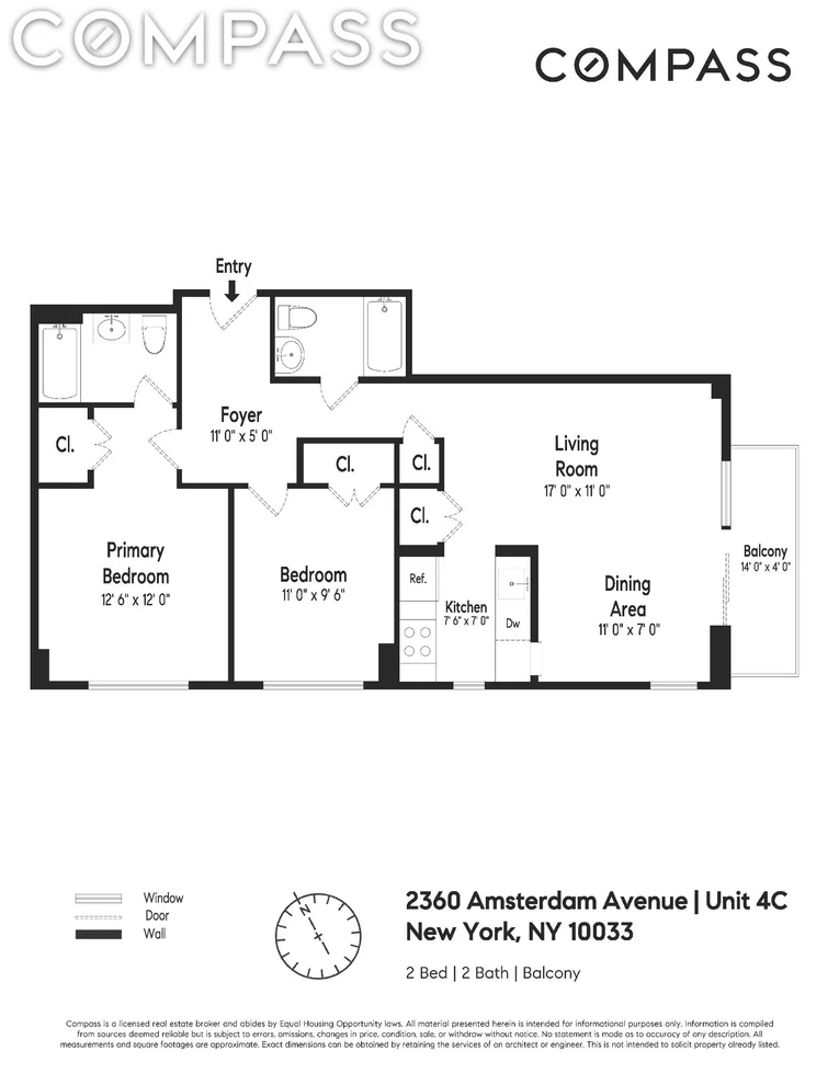 Unit for sale at 2360 Amsterdam Avenue, Manhattan, NY 10033