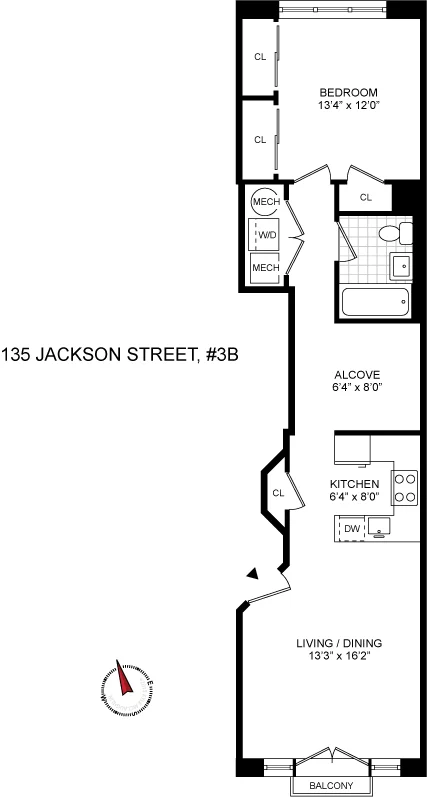 Unit for sale at 135 JACKSON Street, Brooklyn, NY 11211