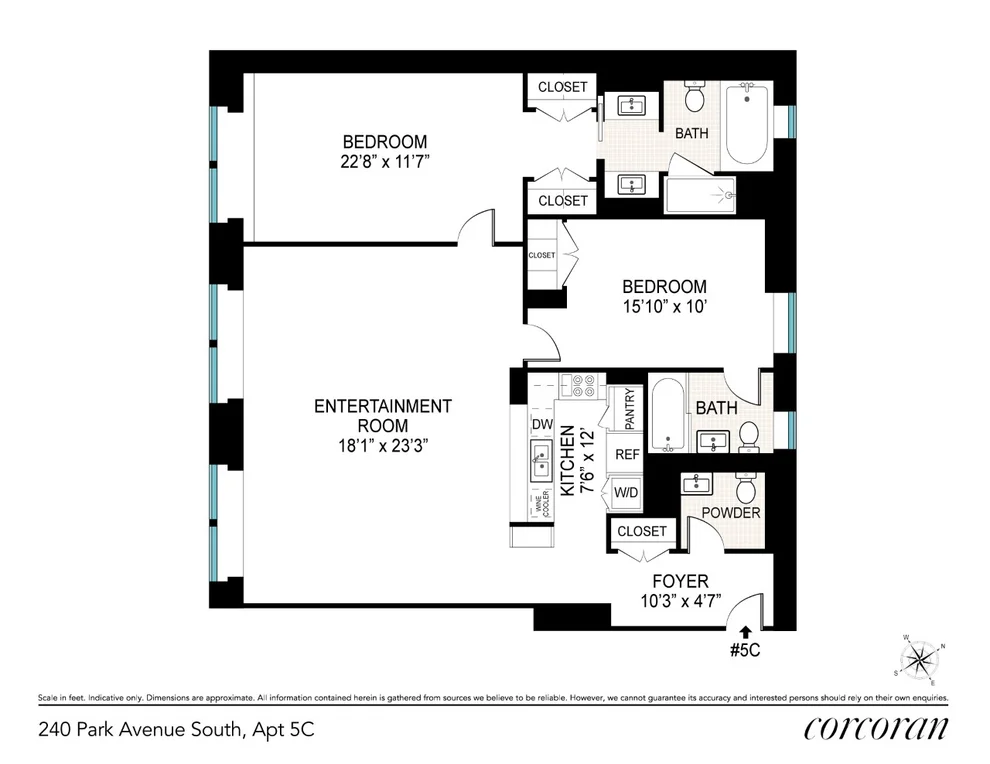 Unit for sale at 240 PARK Avenue S, Manhattan, NY 10003