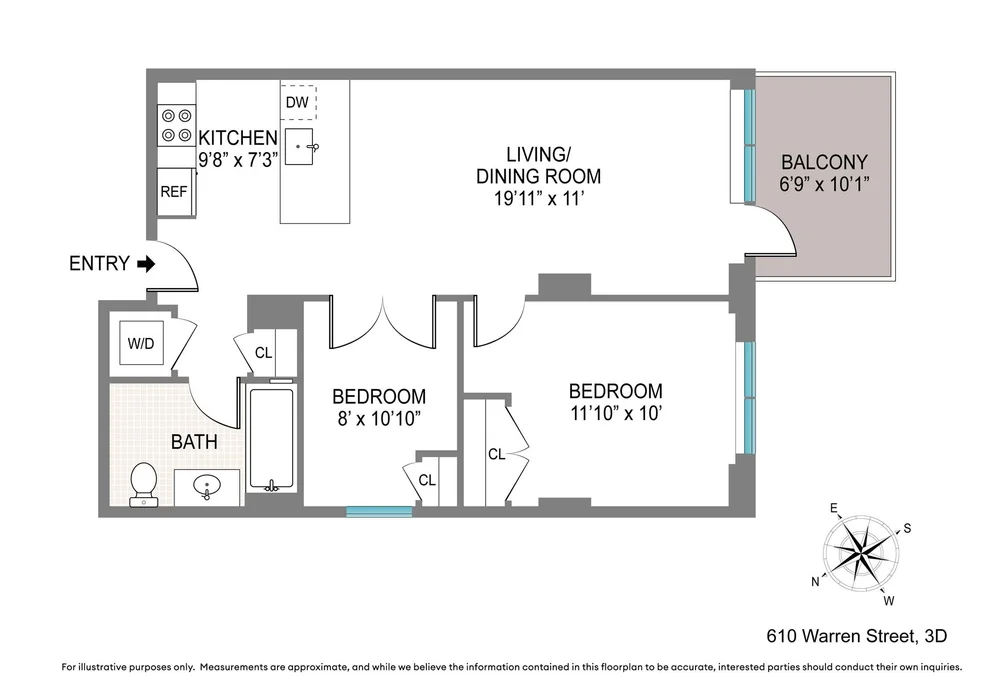 Unit for sale at 610 WARREN Street, Brooklyn, NY 11217