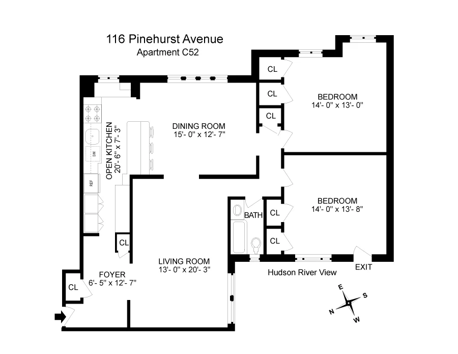 Unit for sale at 116 Pinehurst Avenue, Manhattan, NY 10033