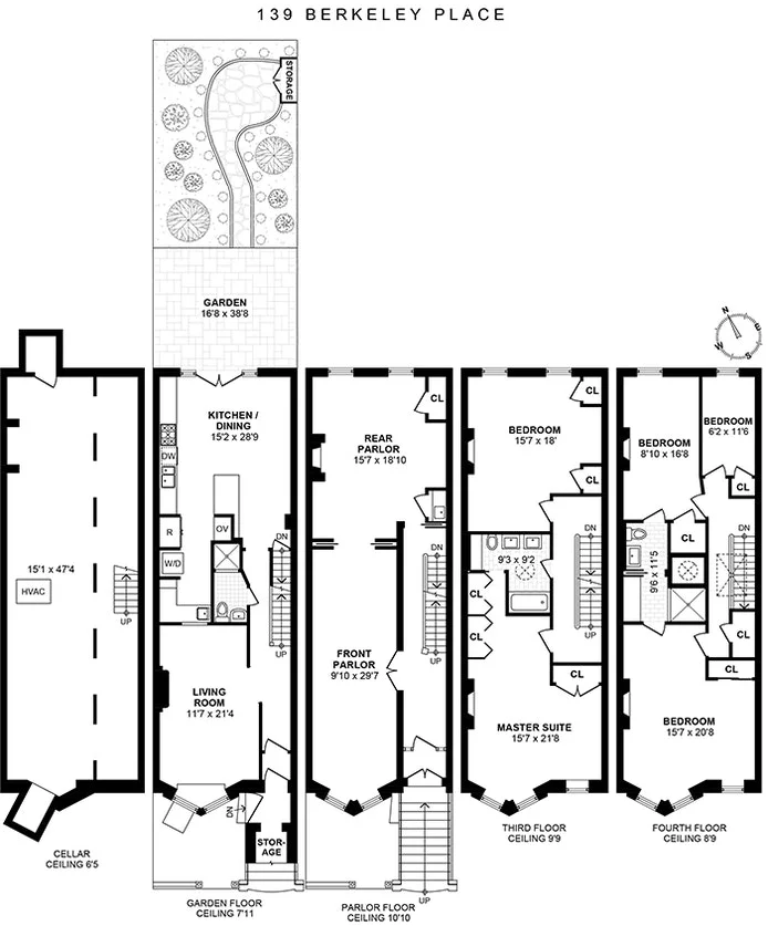 Unit for sale at 139 BERKELEY Place, Brooklyn, NY 11217