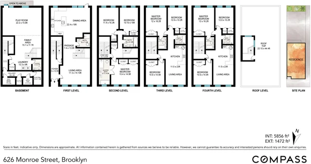 Unit for sale at 626 Monroe Street, Brooklyn, NY 11221