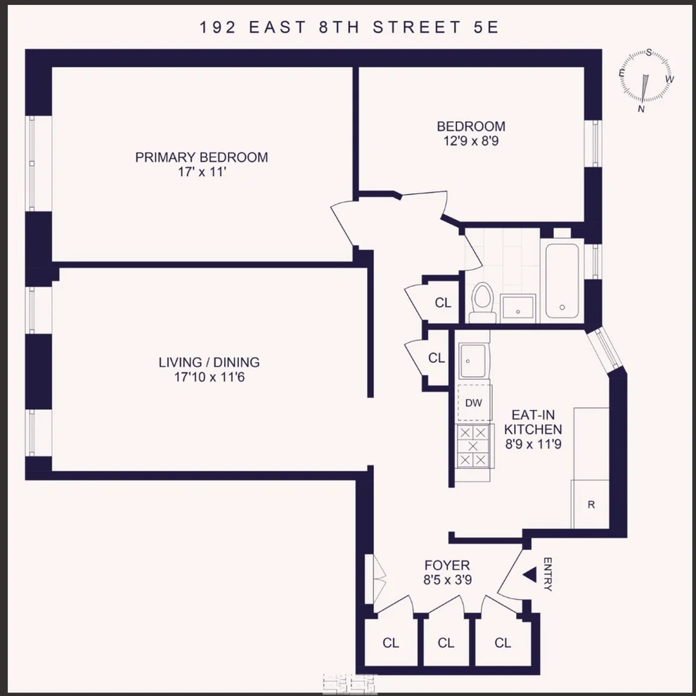 Unit for sale at 192 E 8TH Street, Brooklyn, NY 11218