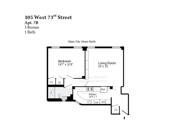 Unit for sale at 105 W 73RD Street, Manhattan, NY 10023