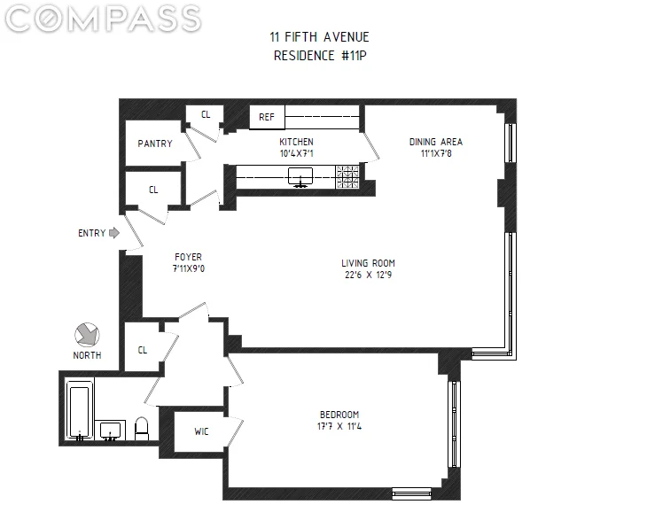 Unit for sale at 11 5th Avenue, Manhattan, NY 10003