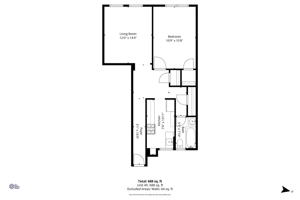 Unit for sale at 179 Ocean Parkway, Brooklyn, NY 11218