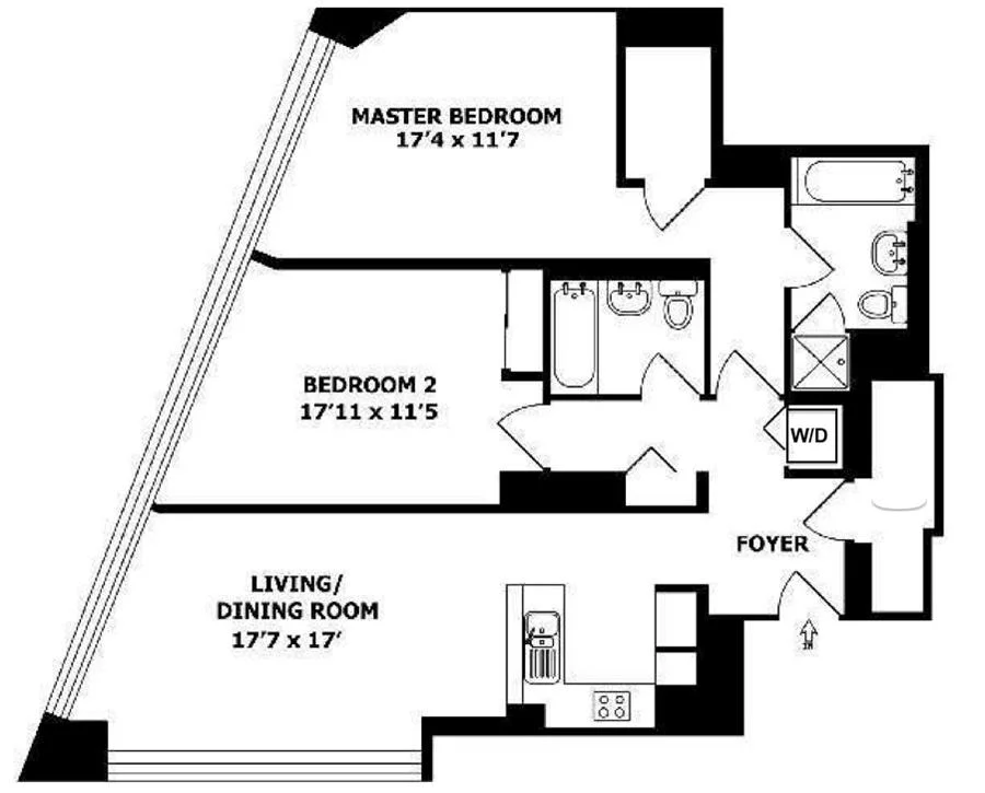 Unit for sale at 200 Chambers Street, Manhattan, NY 10007