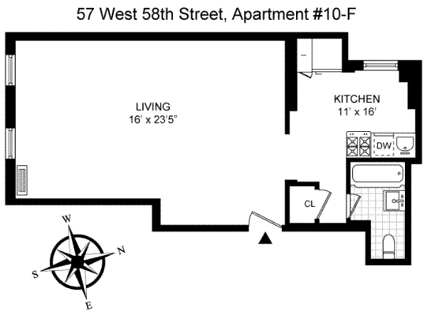 Unit for sale at 57 W 58TH Street, Manhattan, NY 10019