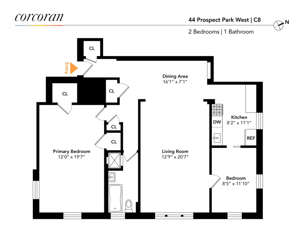 Unit for sale at 44 PROSPECT Park W, Brooklyn, NY 11215