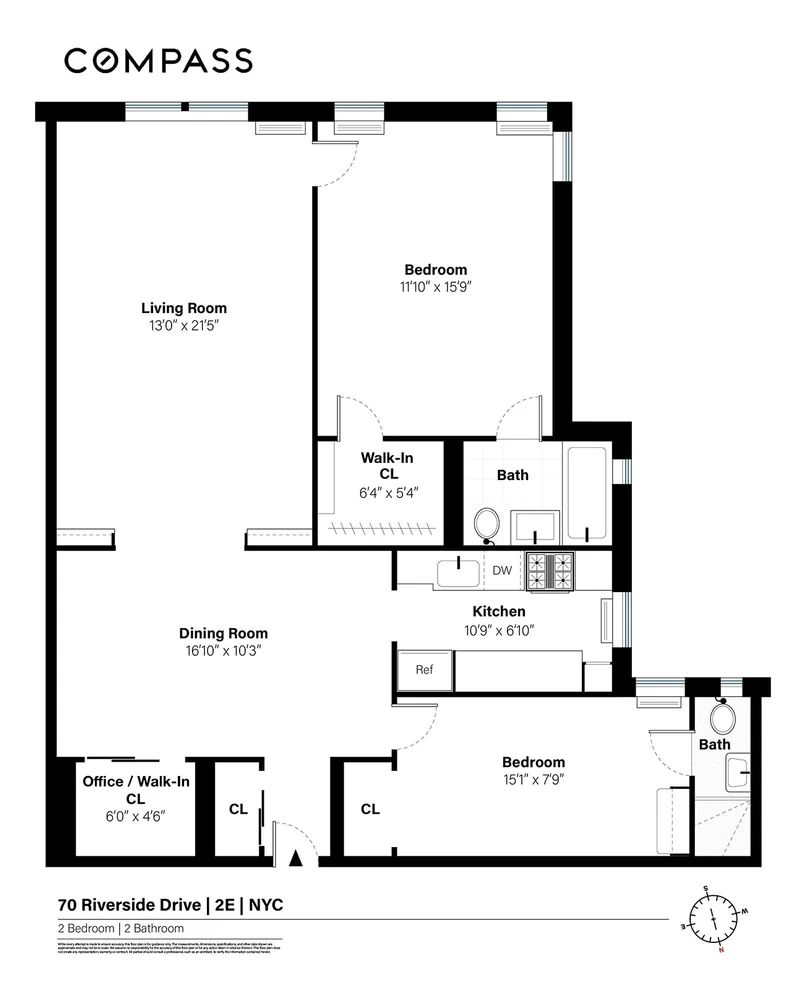 Unit for sale at 70 Riverside Drive, Manhattan, NY 10024