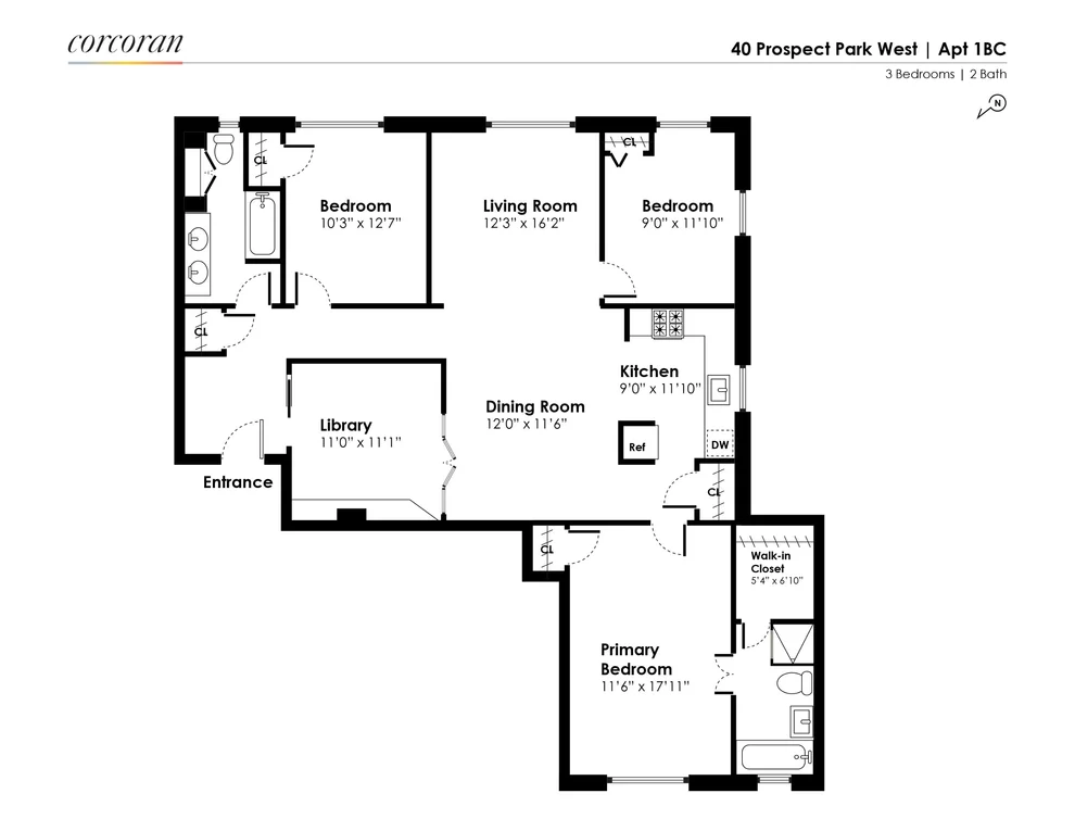 Unit for sale at 40 PROSPECT Park W, Brooklyn, NY 11215
