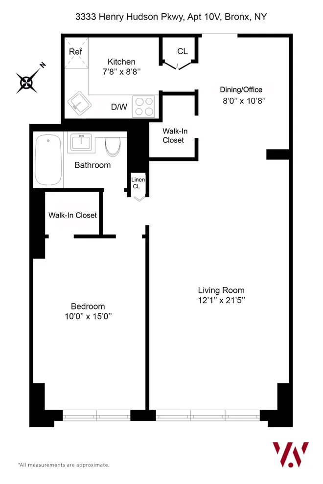 Unit for sale at 3333 HENRY HUDSON Parkway, Bronx, NY 10463