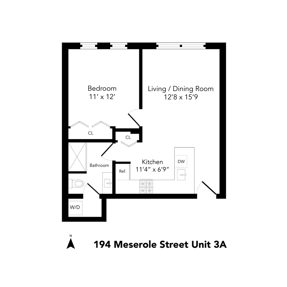 Unit for sale at 194 MESEROLE Street, Brooklyn, NY 11206