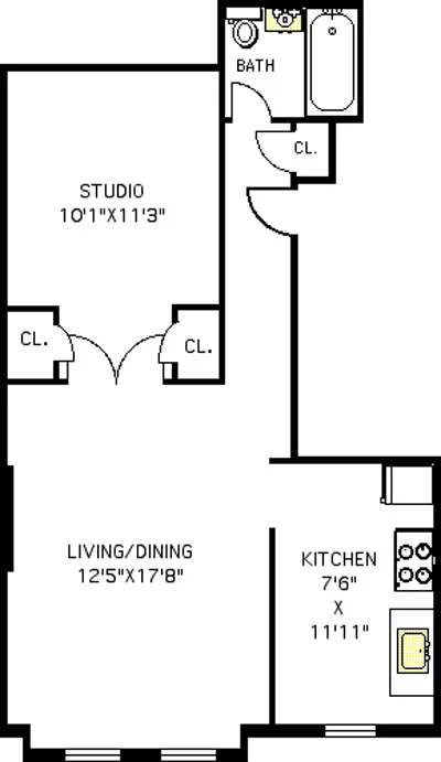 Unit for sale at 19 St Johns Place, Brooklyn, NY 11217
