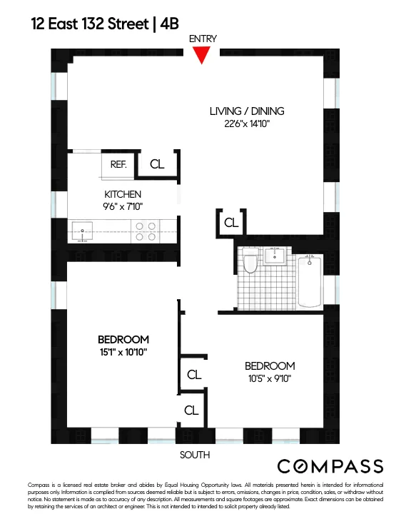 Unit for sale at 12 E 132nd Street, Manhattan, NY 10037