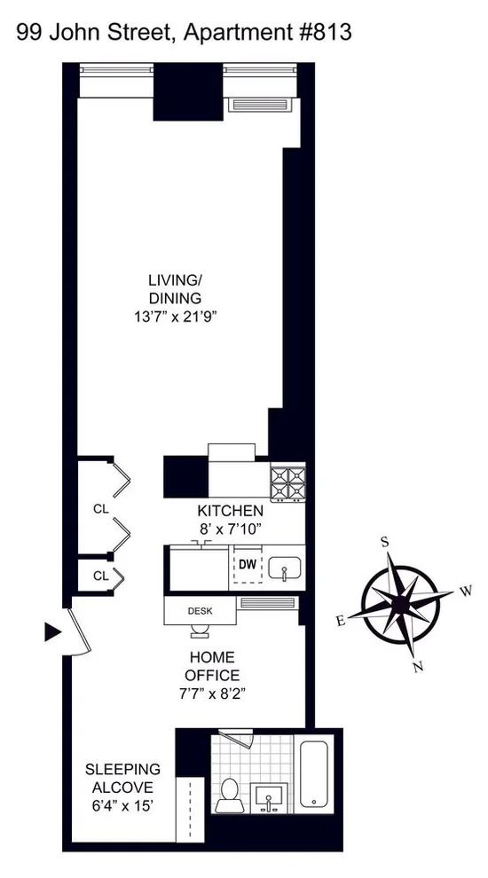 Unit for sale at 99 John Street, Manhattan, NY 10038