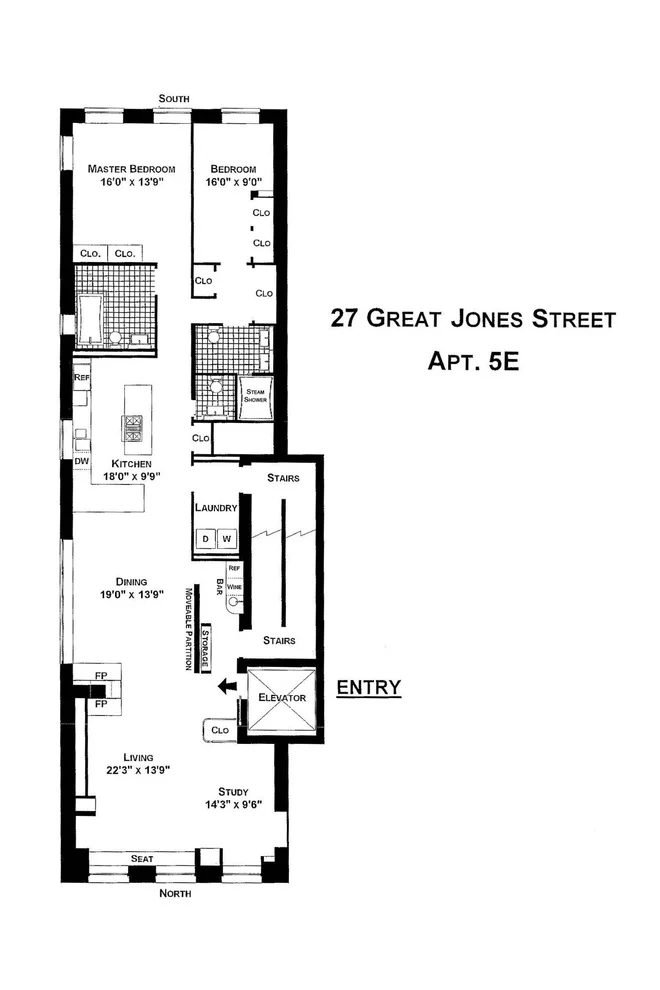 Unit for sale at 27 Great Jones Street, Manhattan, NY 10012