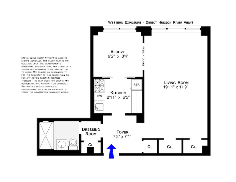 Unit for sale at 11 RIVERSIDE Drive, Manhattan, NY 10023