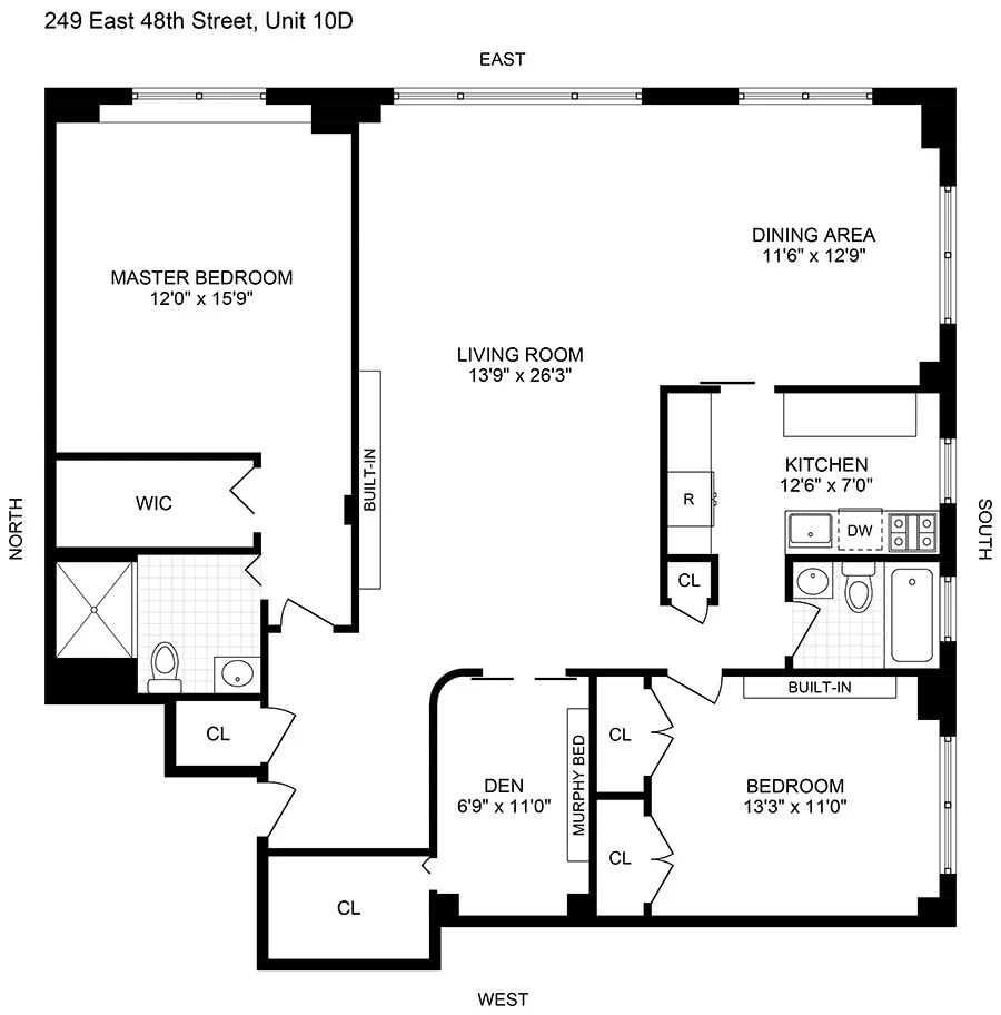 Unit for sale at 249 E 48th Street, Manhattan, NY 10017