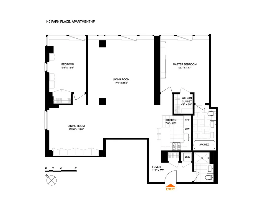 Unit for sale at 145 PARK Place, Brooklyn, NY 11217