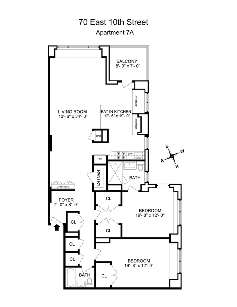 Unit for sale at 70 E 10th Street, Manhattan, NY 10003