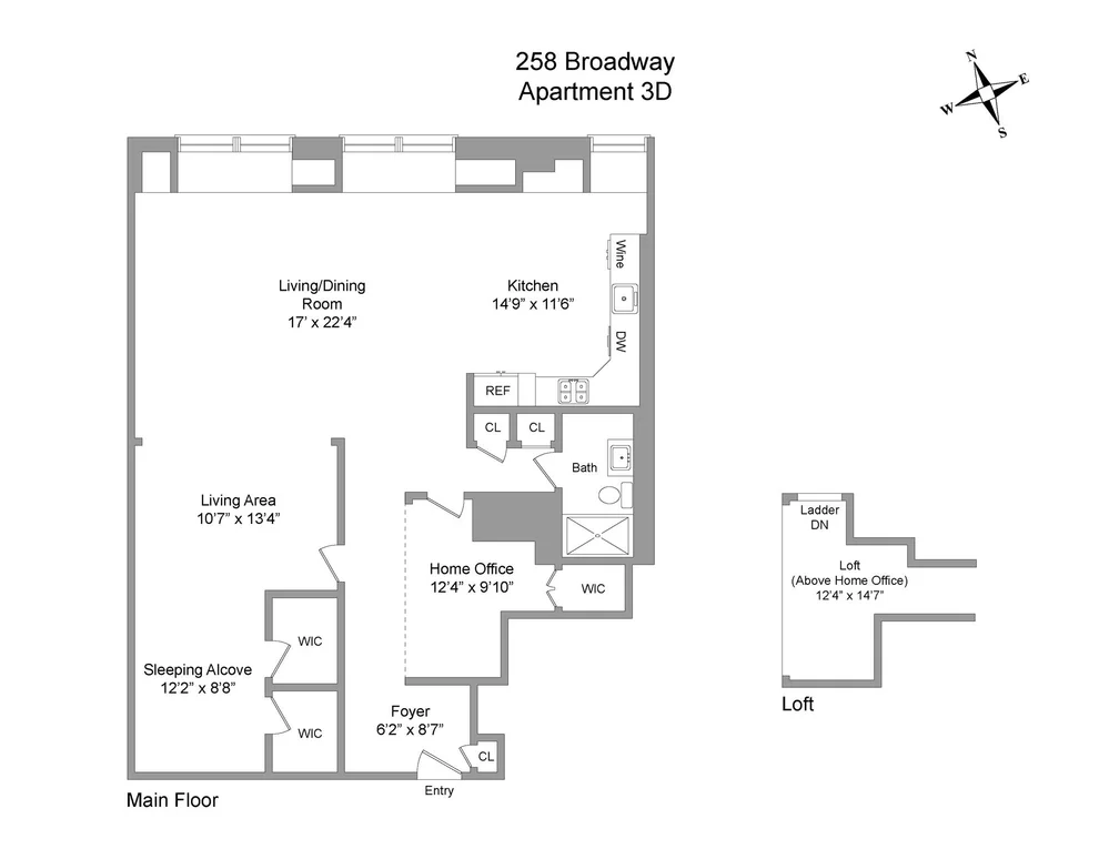 Unit for sale at 258 BROADWAY, Manhattan, NY 10007