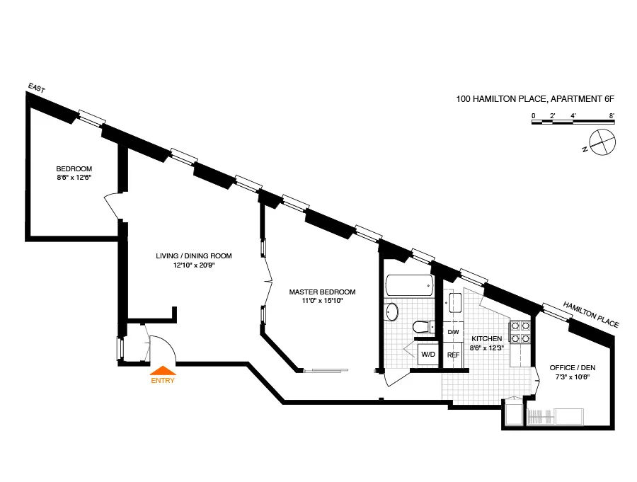Unit for sale at 100 HAMILTON Place, Manhattan, NY 10031